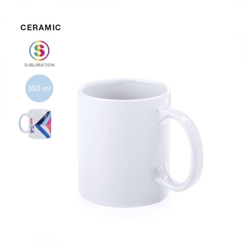 Taza personalizada para empresas Bornel (Pack 50 unidades con logo desde 179€)