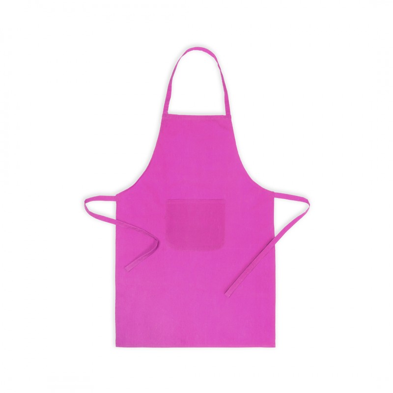 Delantal de algodón y poliéster con bolsillo frontal personalizado Xigor