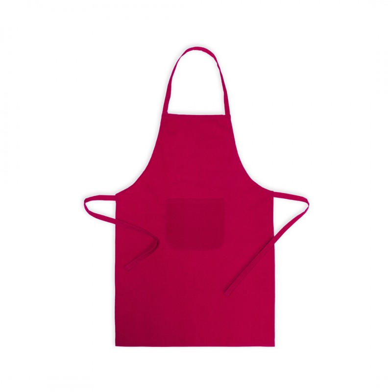 Delantal de algodón y poliéster con bolsillo frontal personalizado Xigor