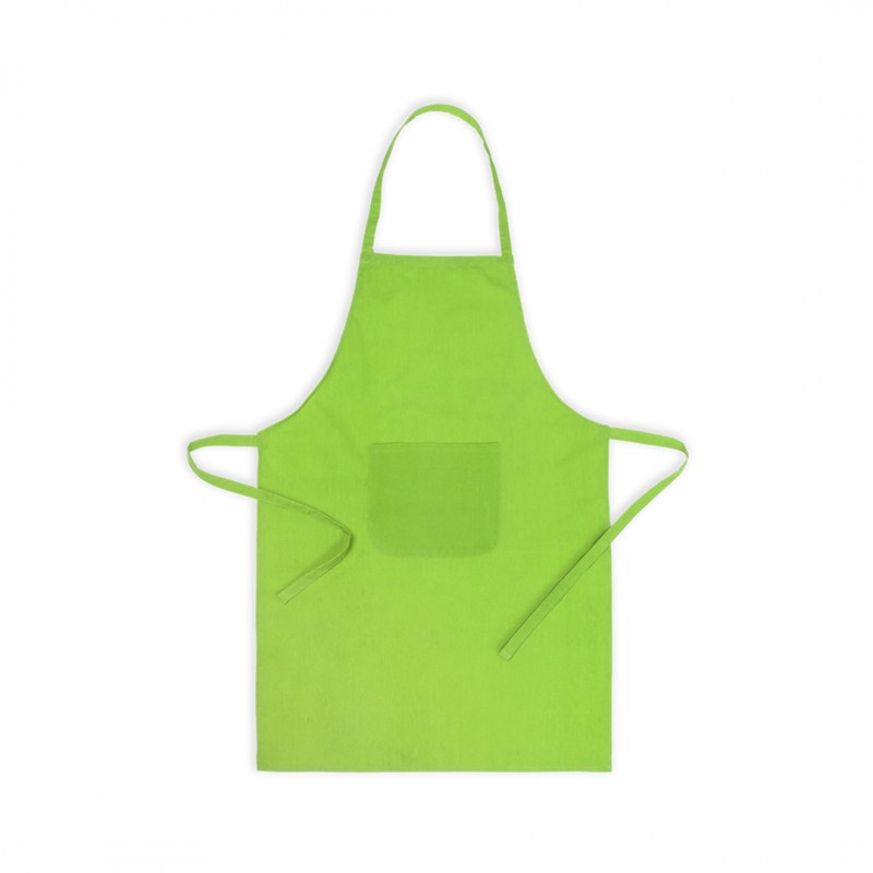 Delantal de algodón y poliéster con bolsillo frontal personalizado Xigor