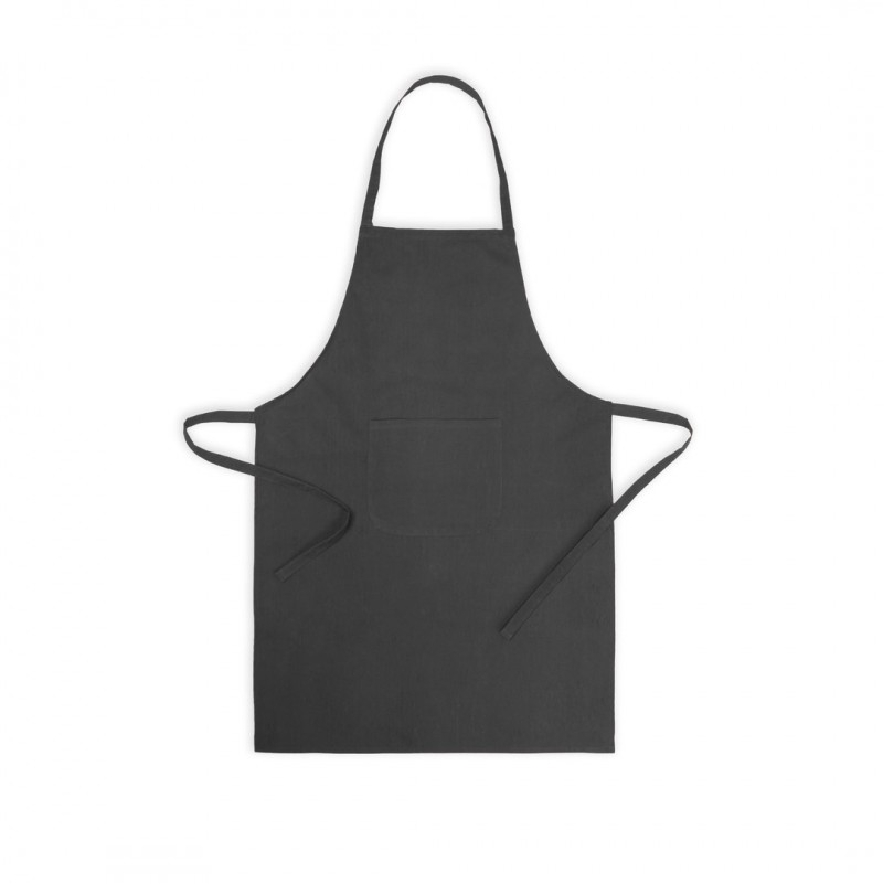 Delantal de algodón y poliéster con bolsillo frontal personalizado Xigor