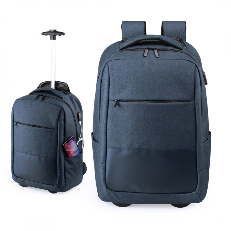 Mochila Trolley Haltrix (Pack 5 unidades con logo a láser 242'05 €)