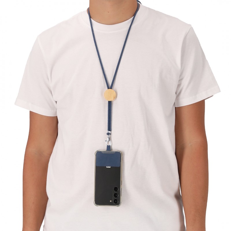 Lanyard con soporte para smartphone personalizado Thorne