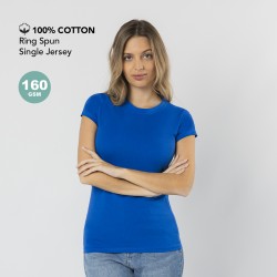 Camiseta Mujer algodón Color Seiyo