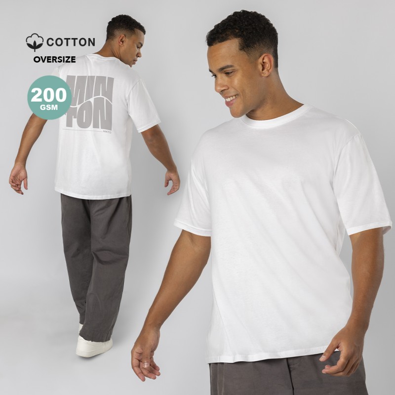 Camiseta Oversize personalizable para eventos y merchandising Minton